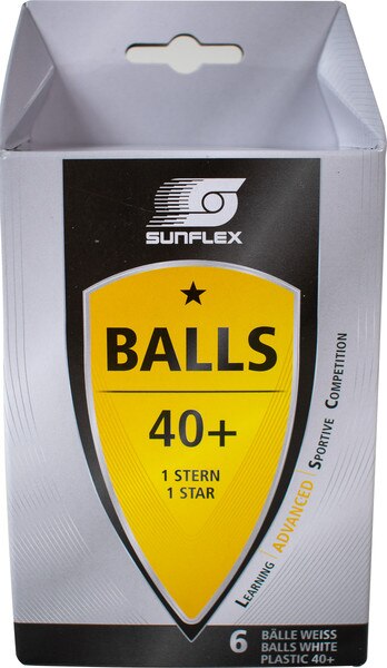 Sunflex - One Star Table Tennis Balls - Packaging